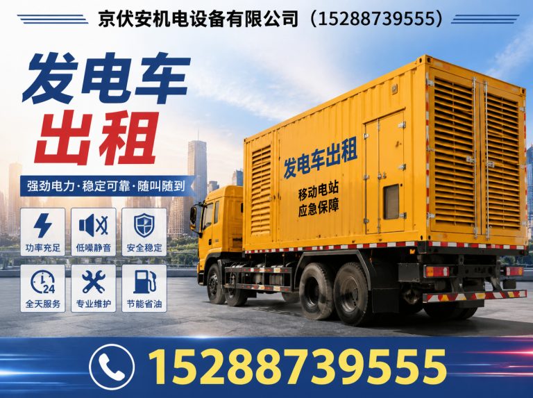 三沙应急发电机出租展示图