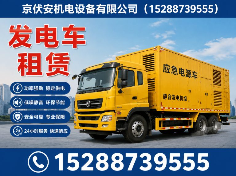 三沙静音发电车租赁展示图